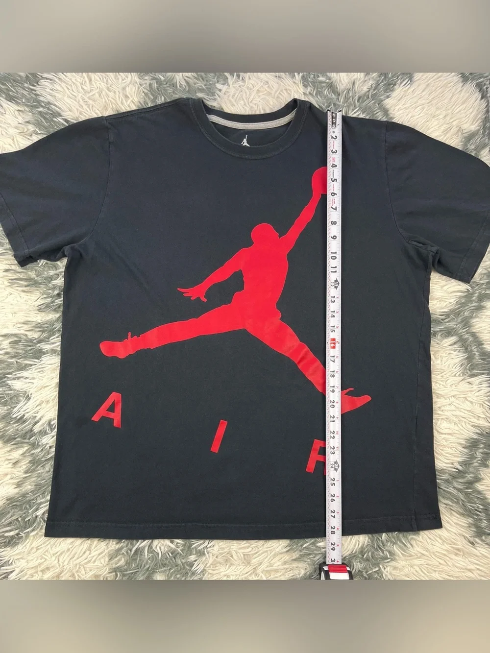 Jordan Jumpman Air Men’s Black Red Logo T-shirt Size XXL